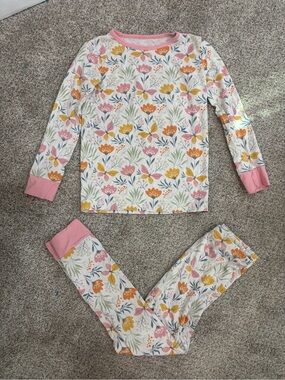 Sweet Bamboo Pajama Set 4 Years Floral and Butterfly Print